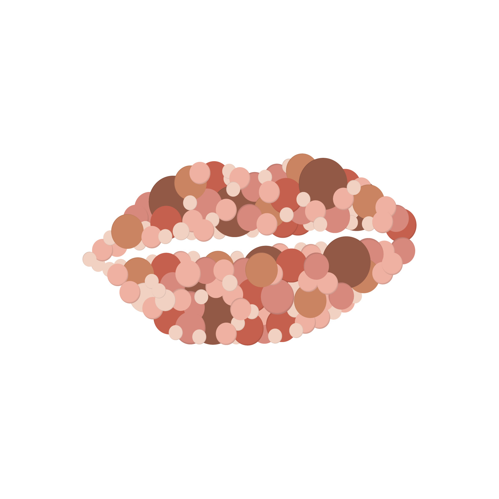 Browsing lipcolours by colour families