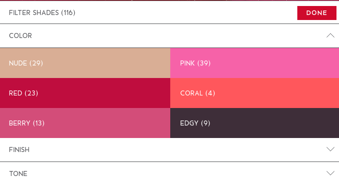 Bite Beauty Shade Finder